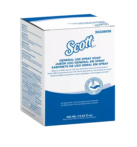 Scott sabonete spray uso geral - 6 x 400ml