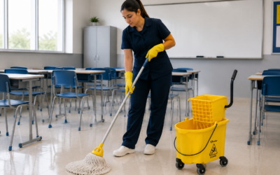 Mops e Baldes Espremedores Kunber: prevenindo contaminações em ambientes escolares