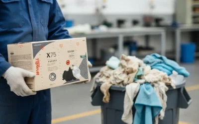 Por que o pano de limpeza WypAll é indispensável em ambientes com alto risco de contaminação?