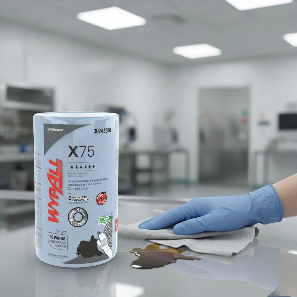 WypAll: a solução de alta performance que substitui de vez trapos e estopas na limpeza em indústria